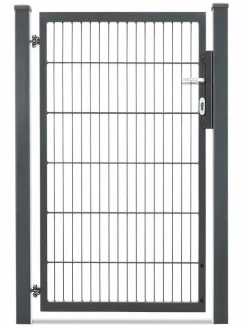 metalna pješačka, vrtna vrata - vrata za panelnu ogradu (100x150 cm) - slika 1