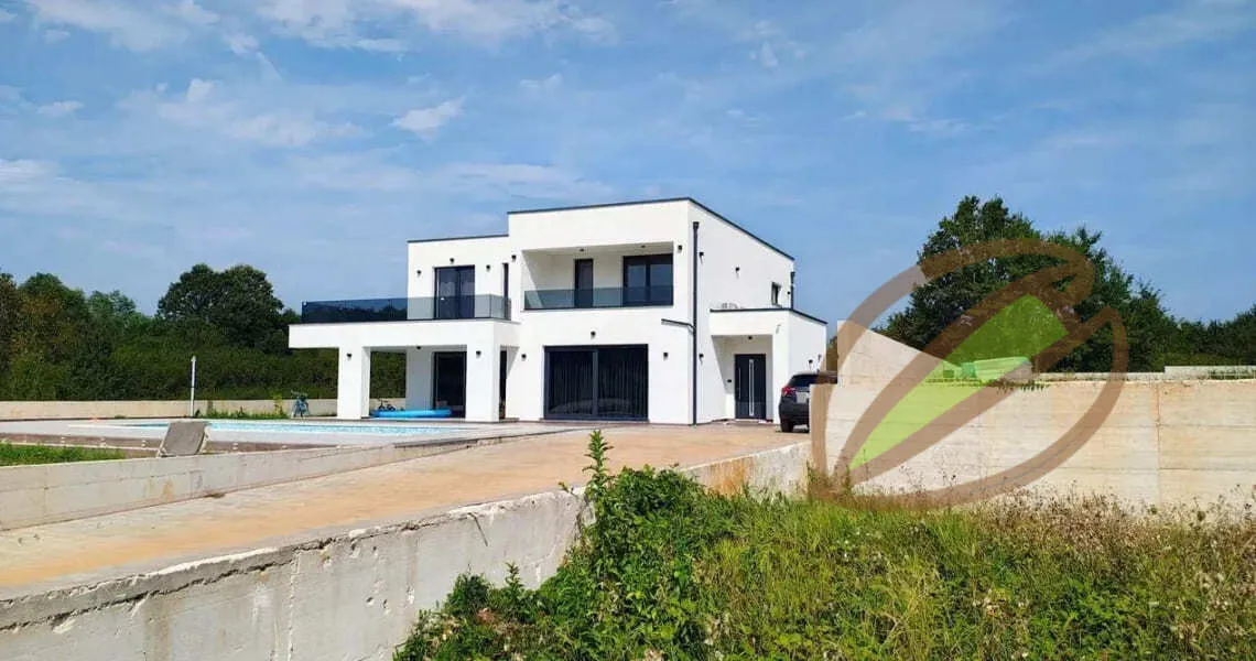 istra, labin lijepa vila s bazenom, novogradnja - slika 2