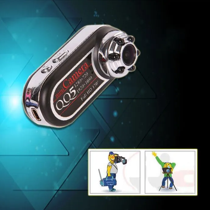 full hd 1080p ir mini qq5 kamera + senzor pokreta - slika 2