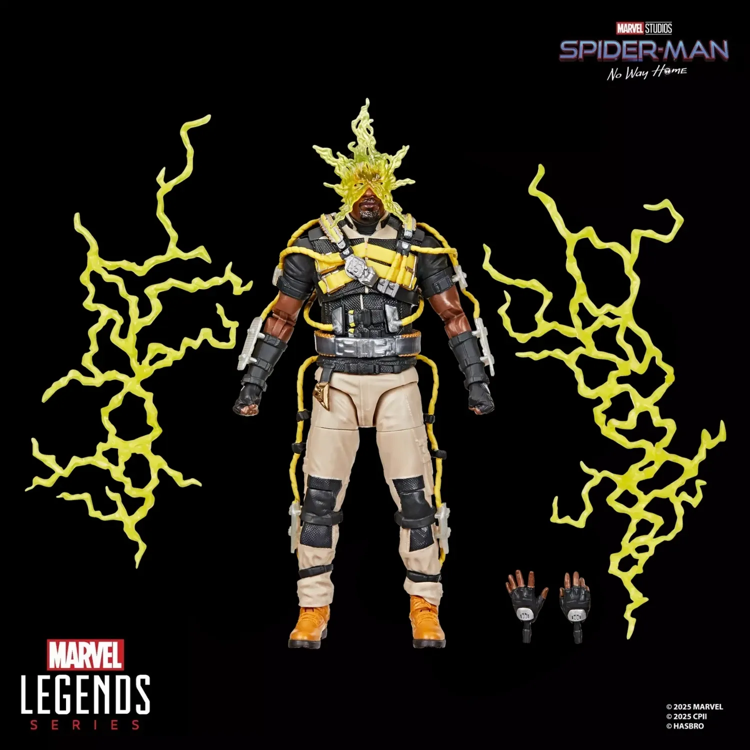 marvel legends series: spider-man – marvel’s electro figura, 15cm - slika 9