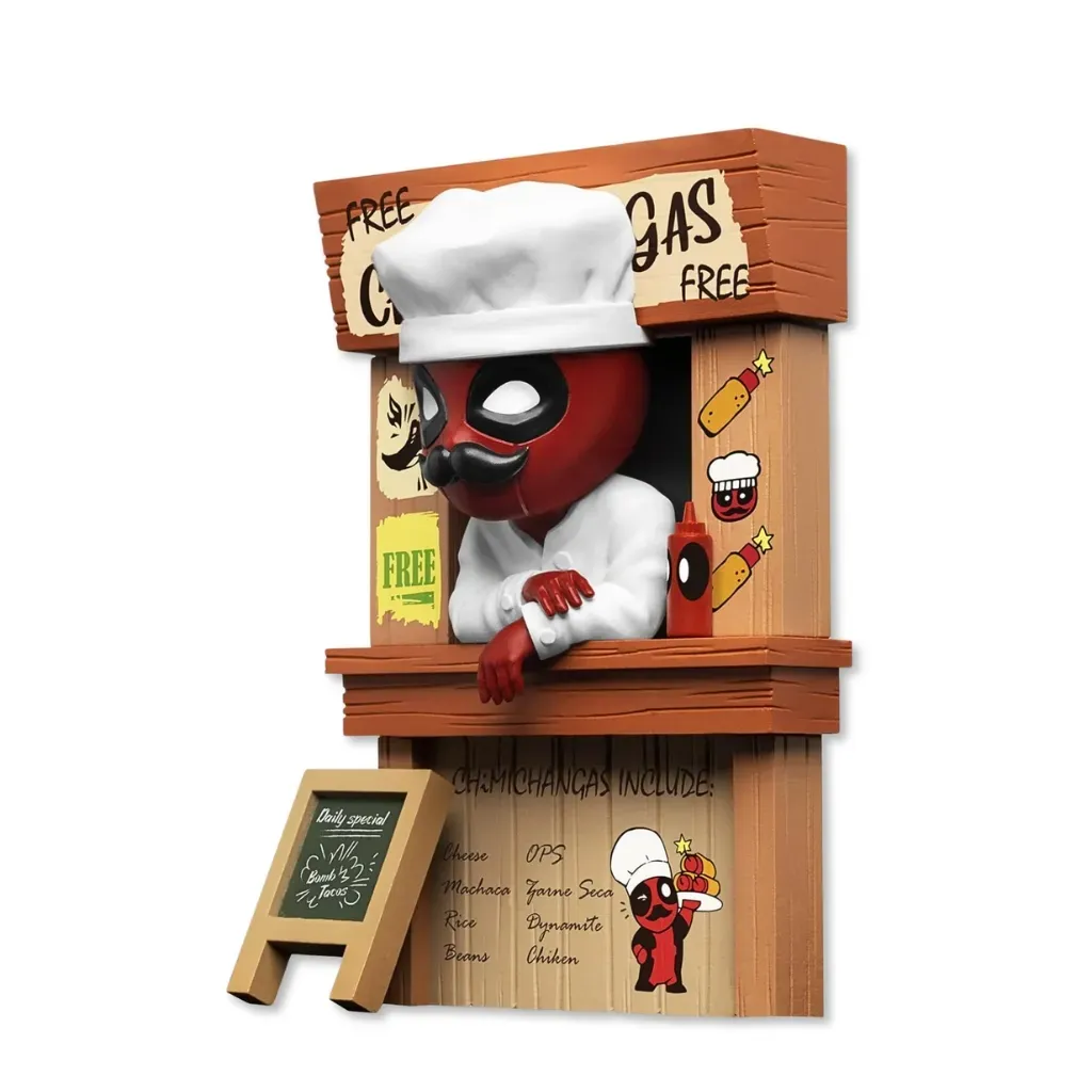 yume hero box – deadpool ‘chef’ figurica, 10cm - slika 2