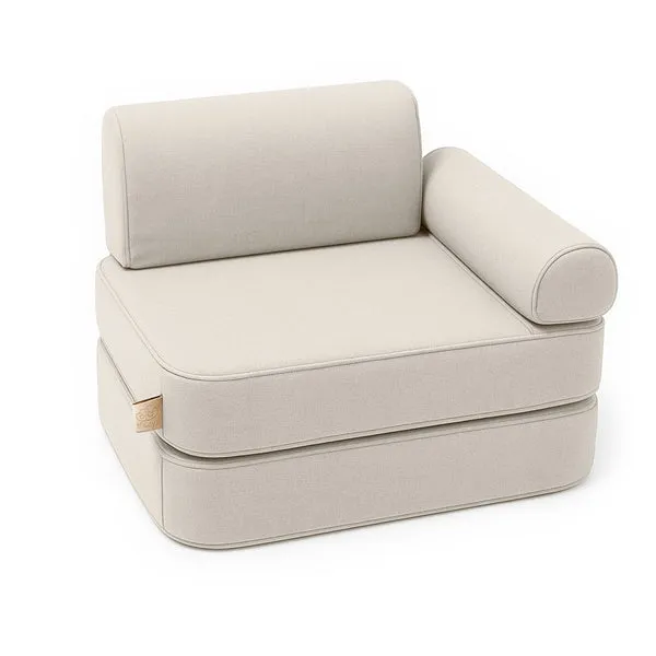 mala modularna sofa za unutarnju/vanjsku upotrebu za djecu - bež - slika 2