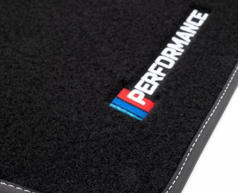 tekstilni auto tepisi za bmw serija 5 e39-e60-f10 - s logom - slika 4