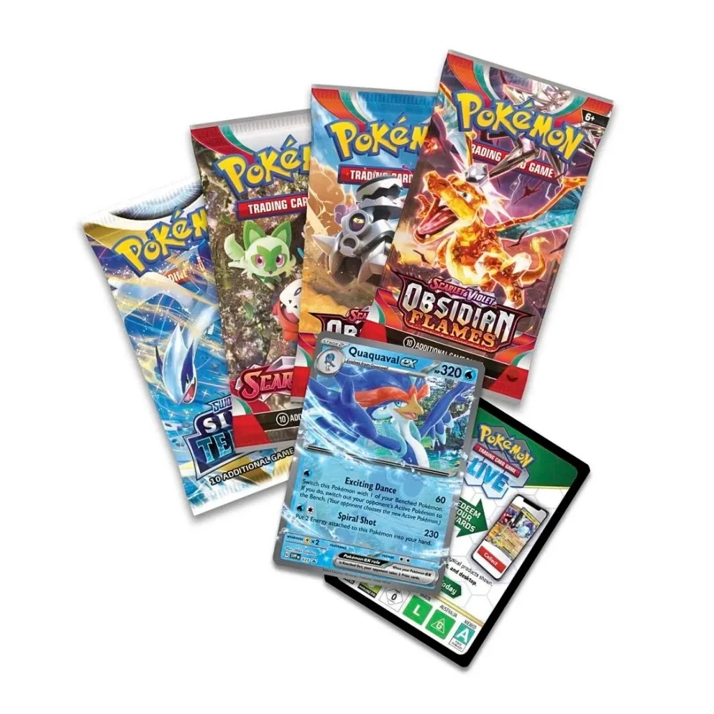 pokémon tcg: paldea partners tin – quaquaval ex - slika 2