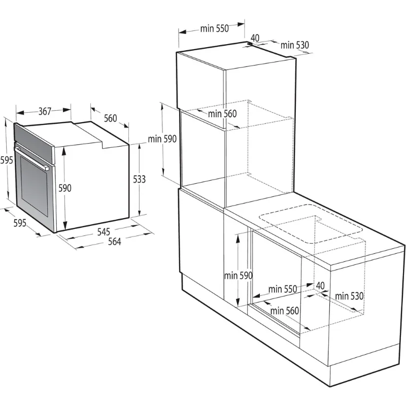 gorenje pećnica bos67371clb funkcija airfry - slika 6