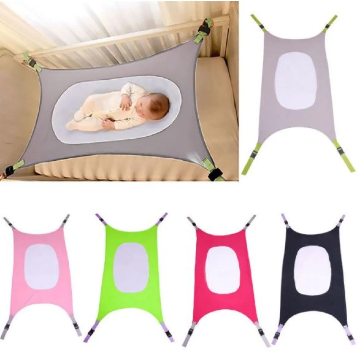 baby viseći prijenosni krevetić safe-baby - slika 3