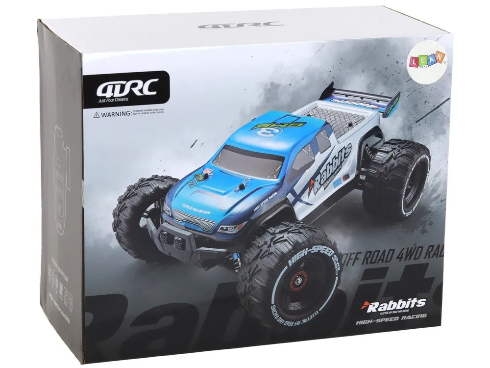 auto na daljinsko upravljanje rabbits rc off-road - žuti - slika 7
