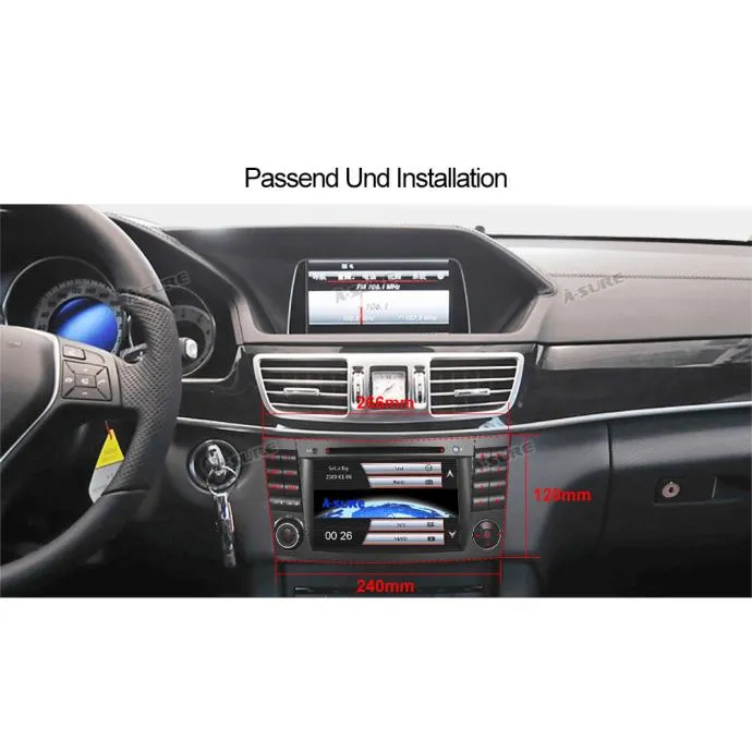mercedes w211 w219 original radio multimedija + parking kamera - slika 6
