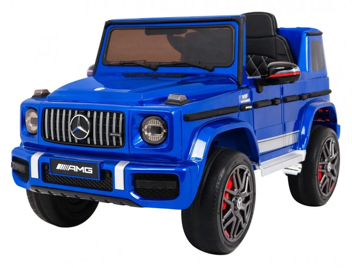 Licencirani auto na akumultor Mercedes G63 - plavi/lakirani - Mursko Središće