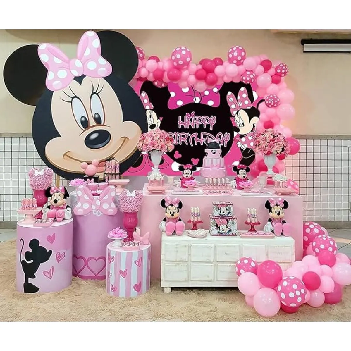 luk od balona - minnie mouse (104 balona u setu) - slika 3