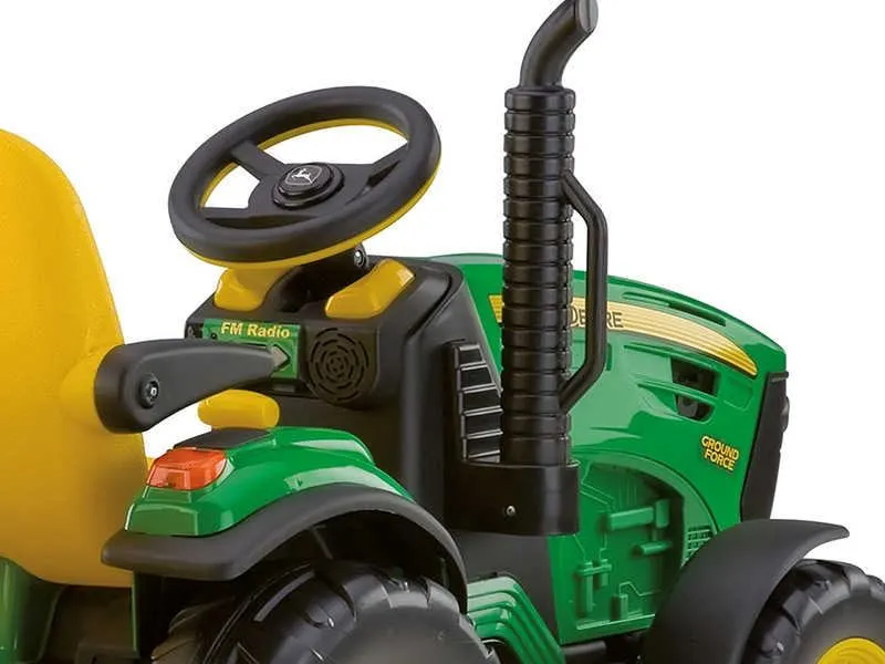 peg perego traktor na akumulator john deere ground force s prikolicom - slika 6