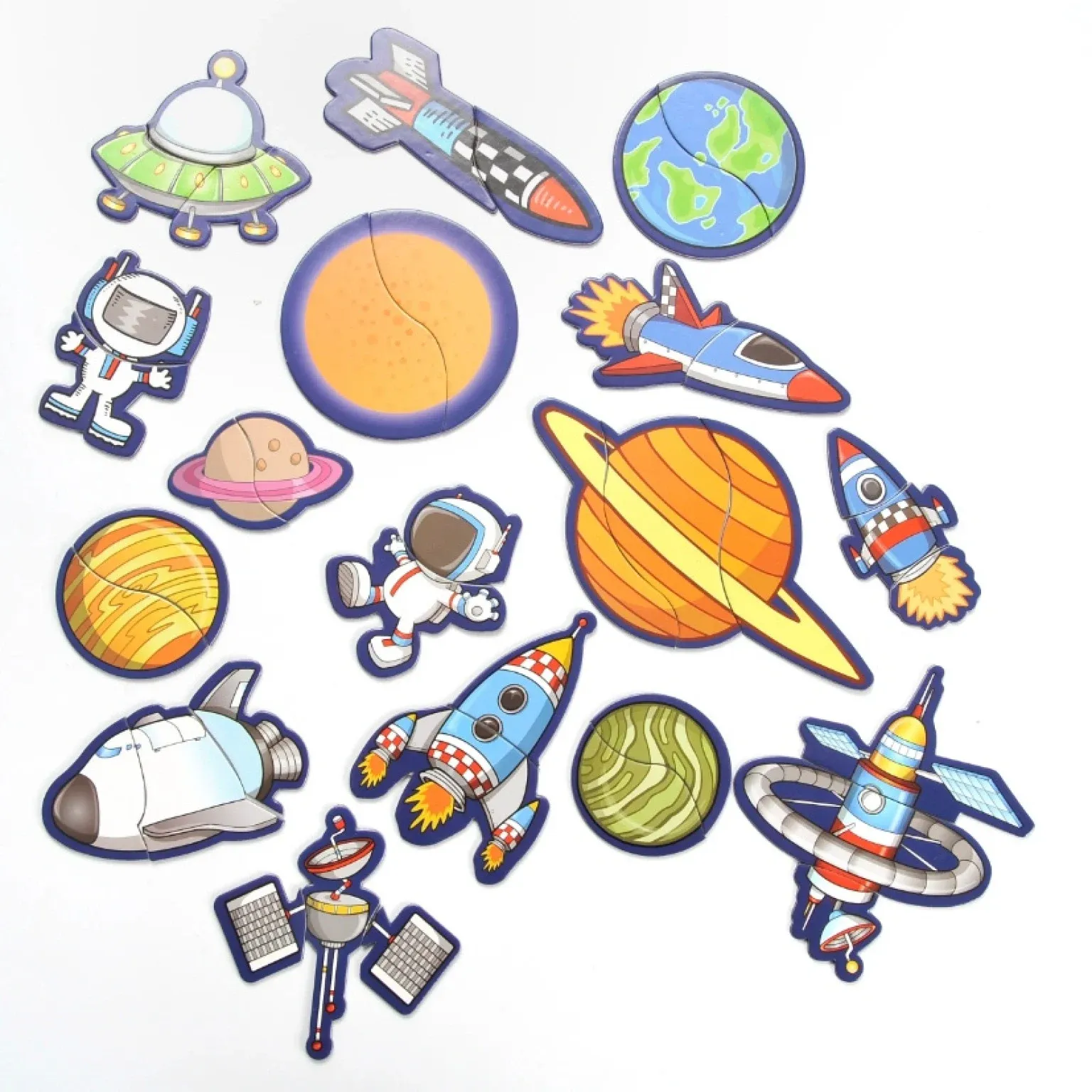 montessori magnetna slagalica – knjiga s planetama - slika 4