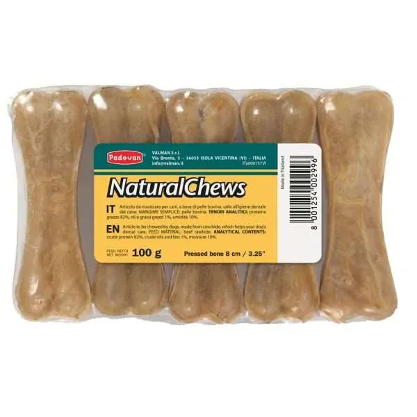 Poslastica kost za žvakanje 8cm/5kom - Đakovo