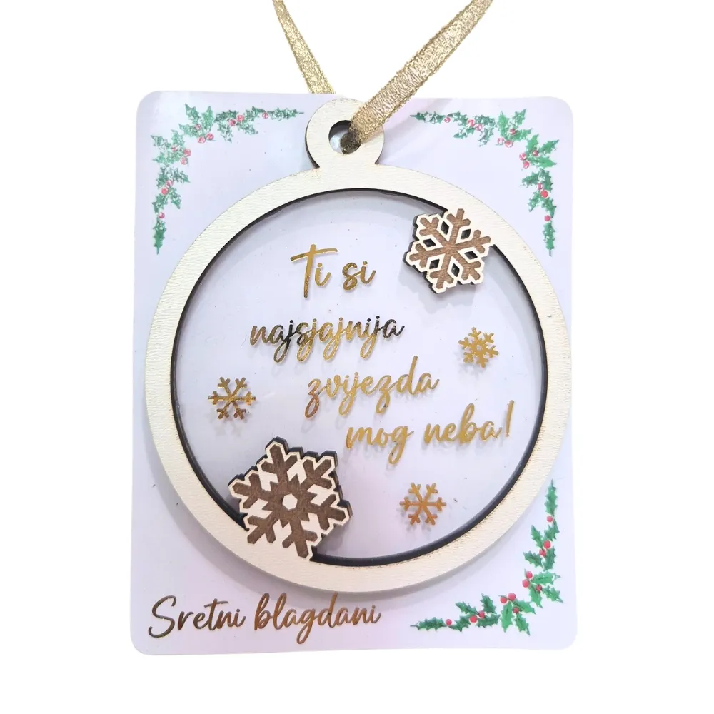 kuglice za bor s porukom - slika 12