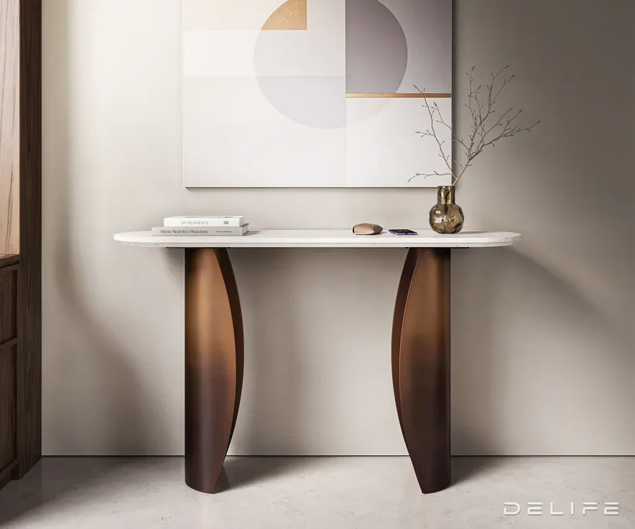 konzola solena 135x40cm, materijal: mramor - slika 2