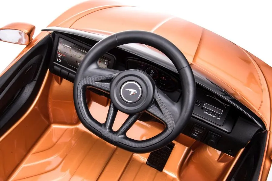 licencirani auto na akumulator mclaren gt 12v - zlatni/lakirani - slika 16