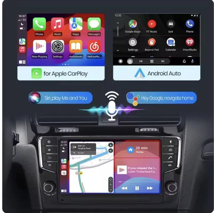 original multimedija za vw golf 7 kamera carplay gps wifi navigacija - slika 13