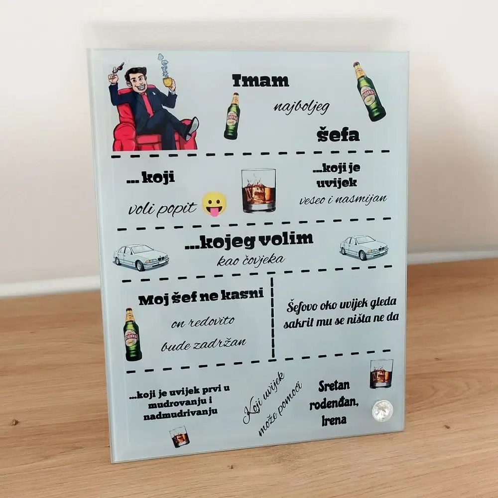 foto staklo za šefa ili šeficu - slika 3