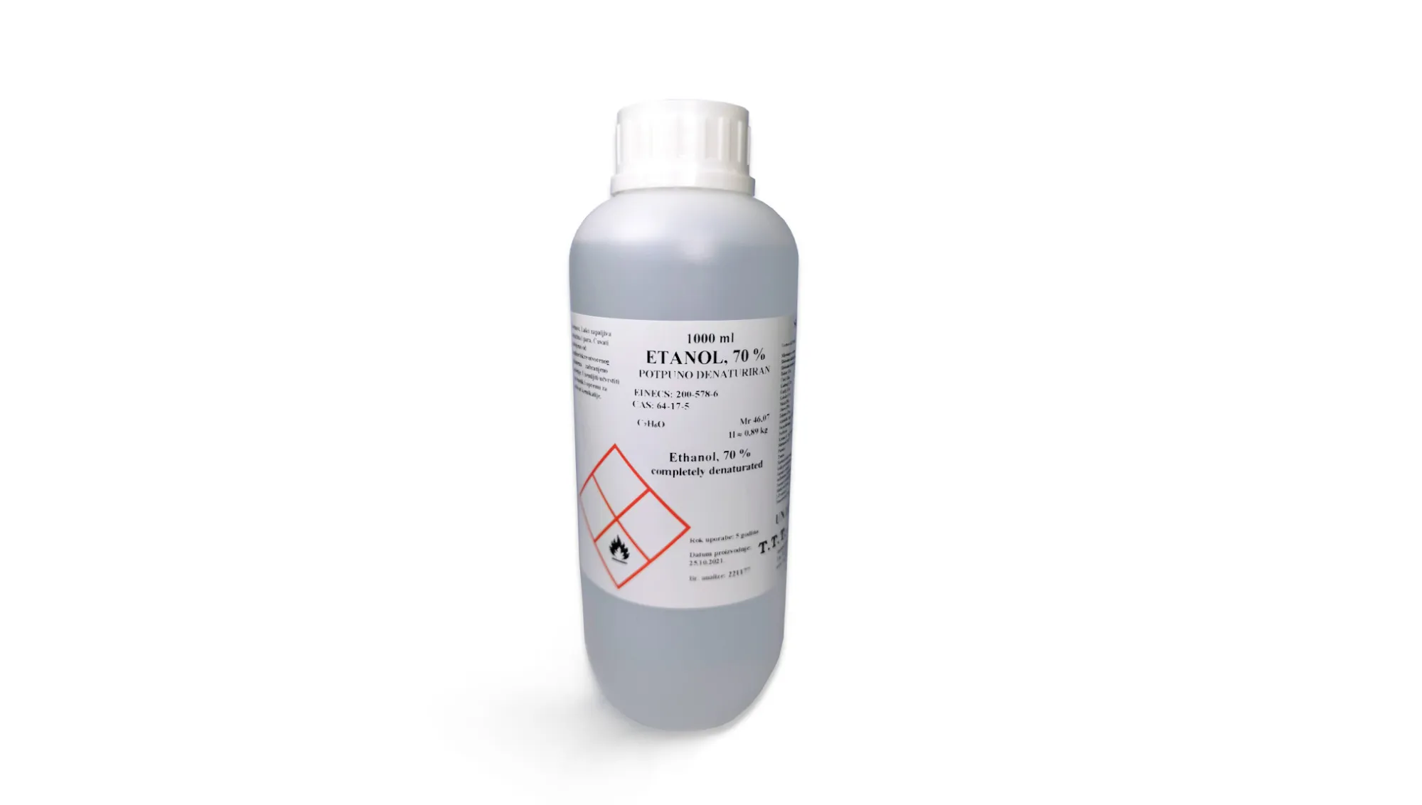 Etanol 70% Denaturirani 1 L - Čakovec