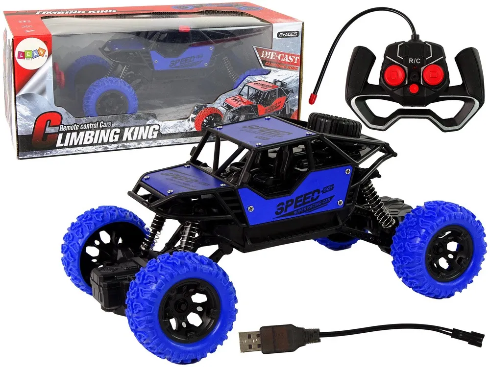 Remote Controlled Terrain Car R/C 1:18 Blue. - Mursko Središće