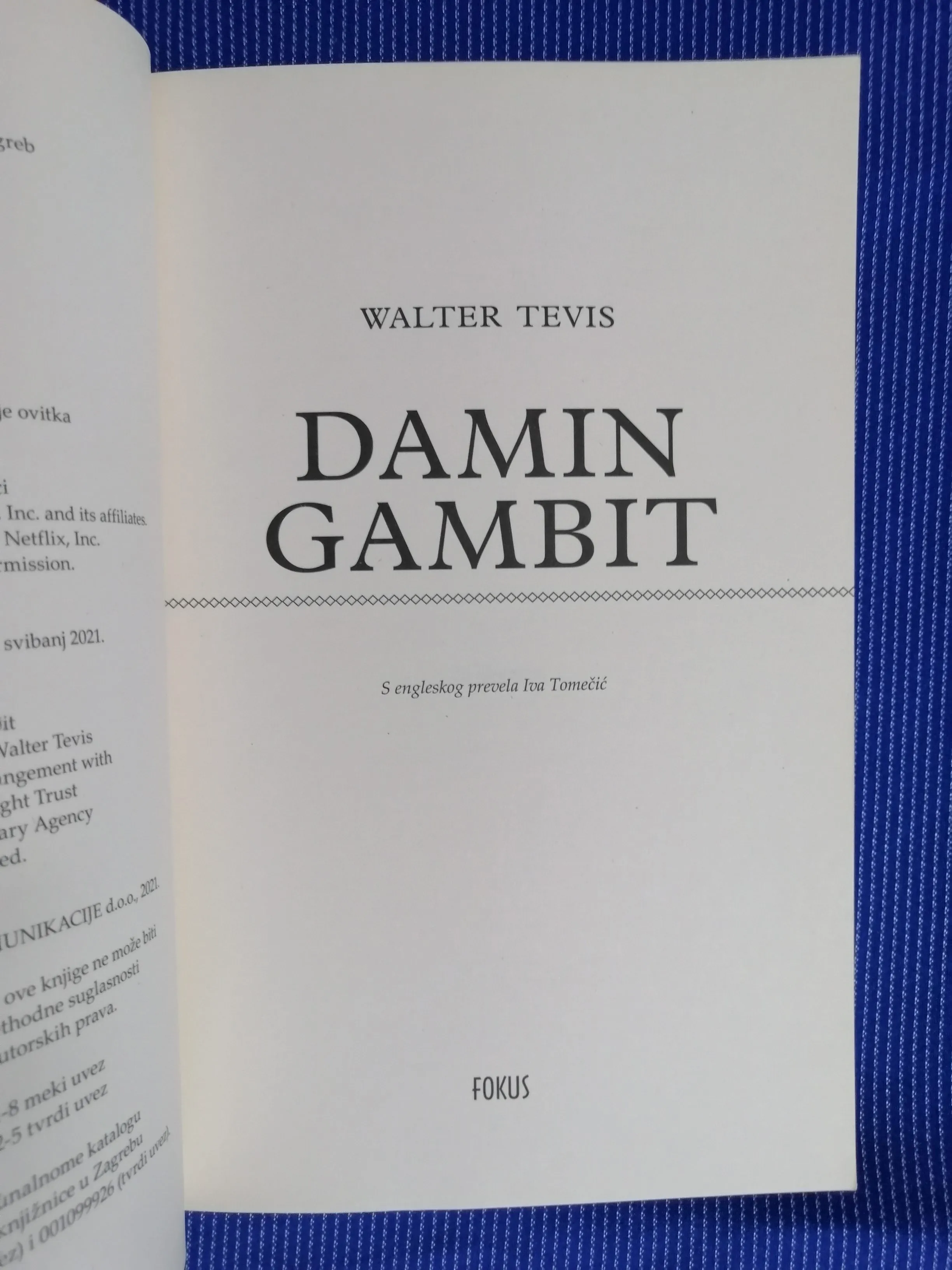 walter tevis – damin gambit - slika 2