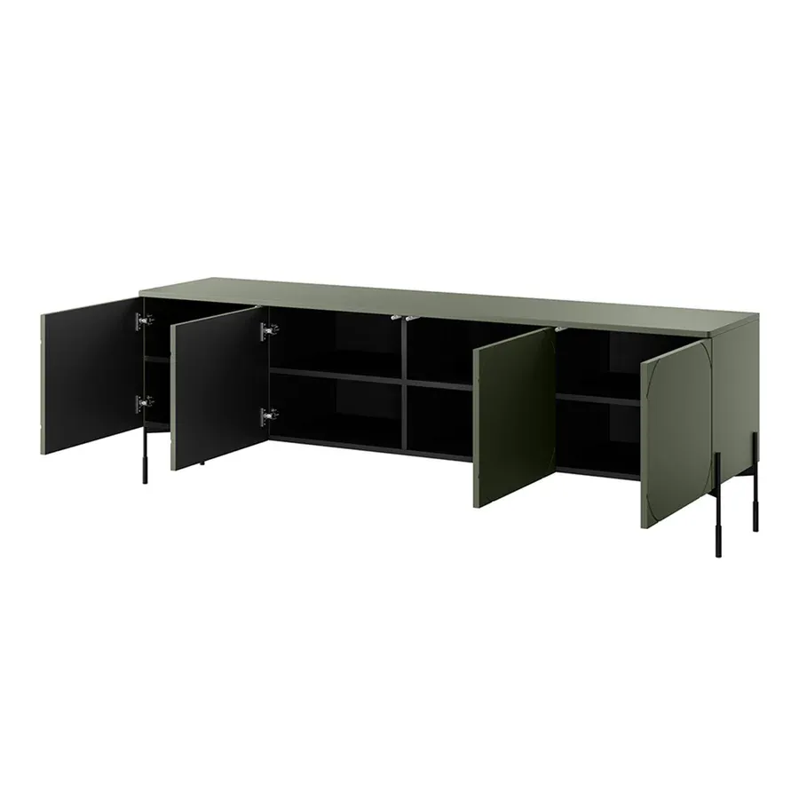 komoda sonatia 200cm, 4 vrata, materijal: mdf - slika 4