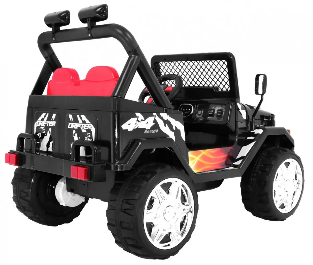 auto na akumulator raptor drifter - crni - slika 2