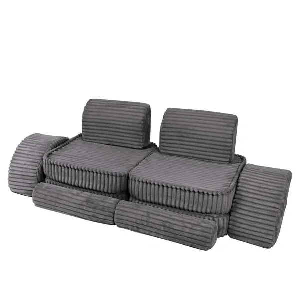 modularna sofa - jursko siva - slika 11