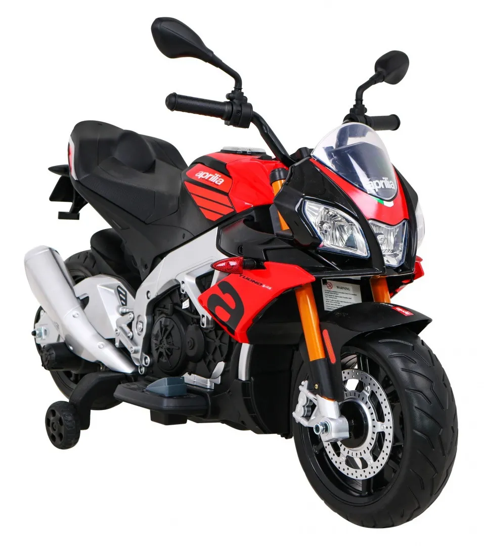 licencirani motor na akumulator aprilia tuono v4 - crveni - slika 2
