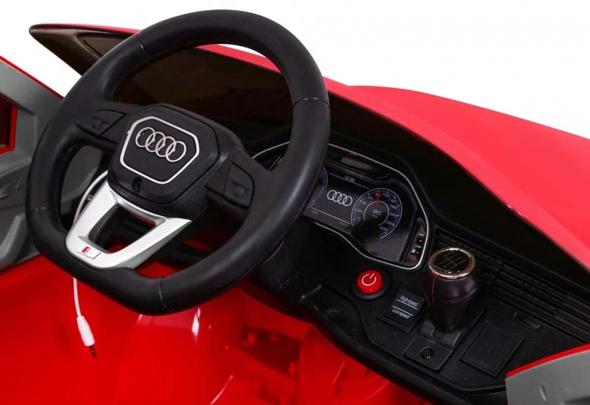 licencirani auto na akumulator audi q8 lift - crveni - slika 3