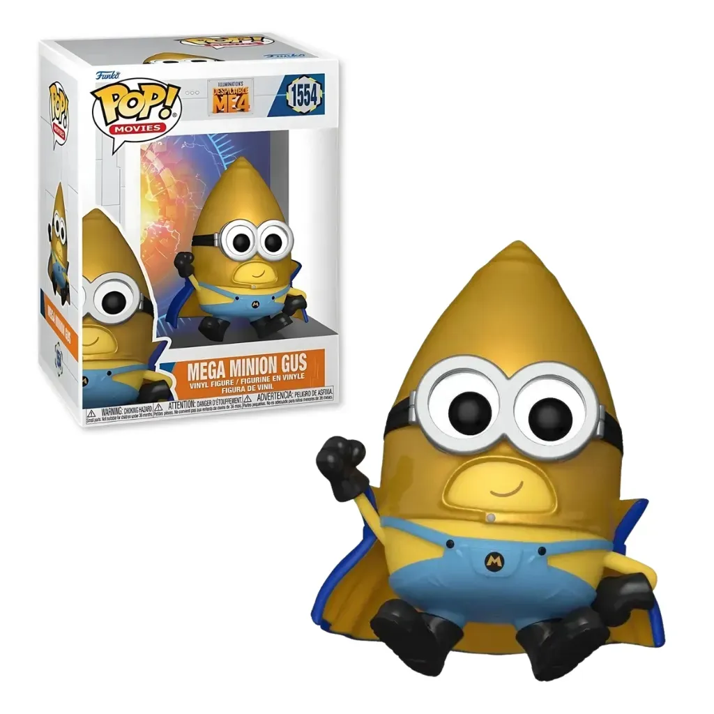 funko pop! movies: despicable me 4 – mega minion gus #1554 - slika 4