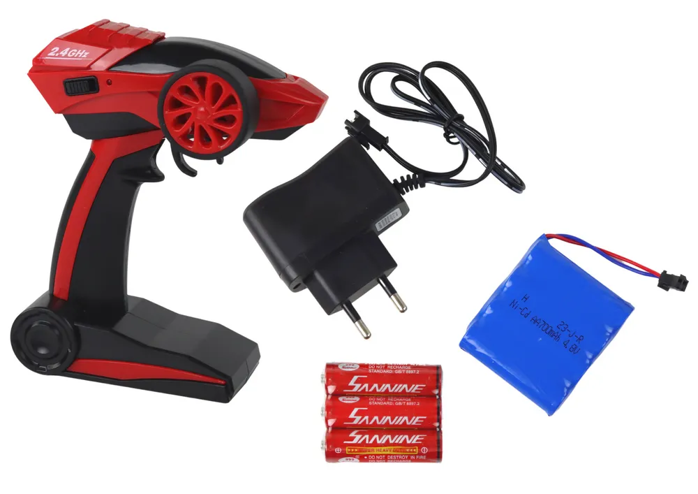 off-road remote controlled rc car 1:18 2.4g red - slika 2