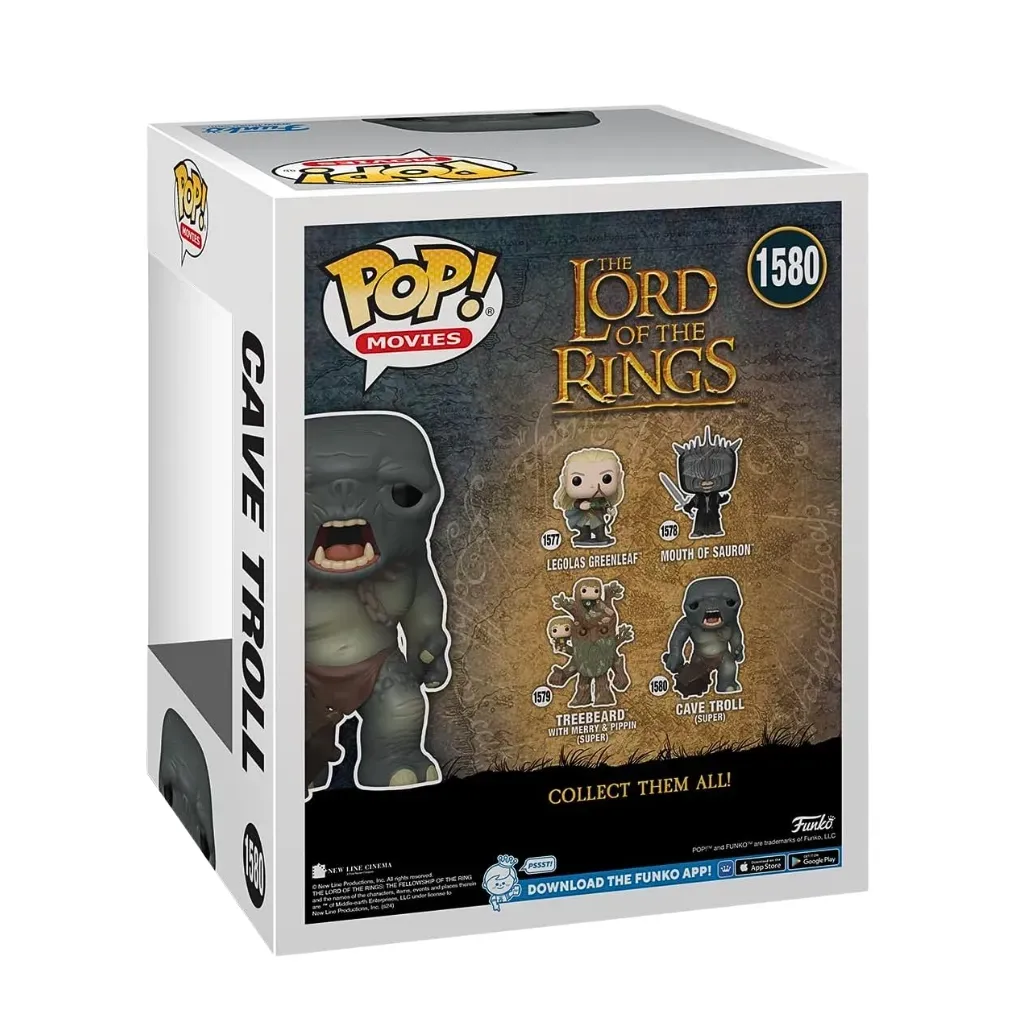 funko pop! movies: the lord of the rings – cave troll #1580 - slika 2