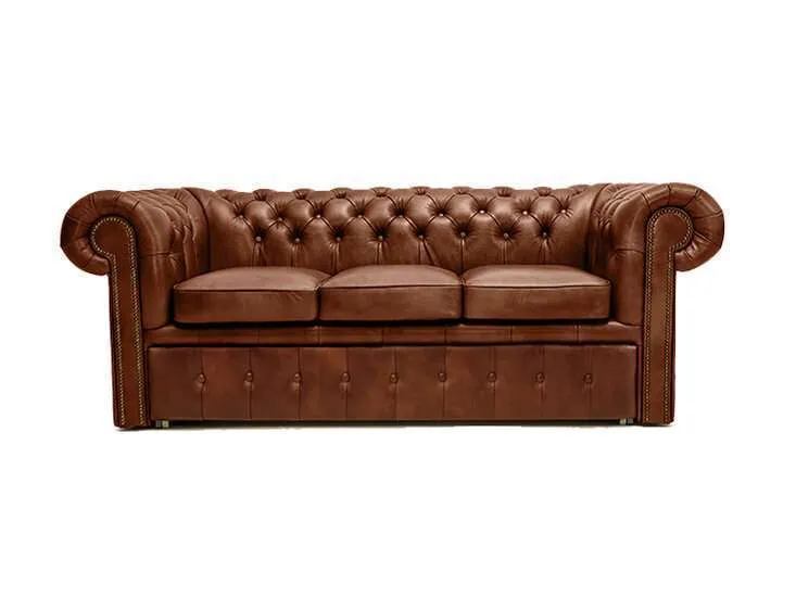 chesterfield trosjed ležaj class leather | 3-sjedišta - slika 3