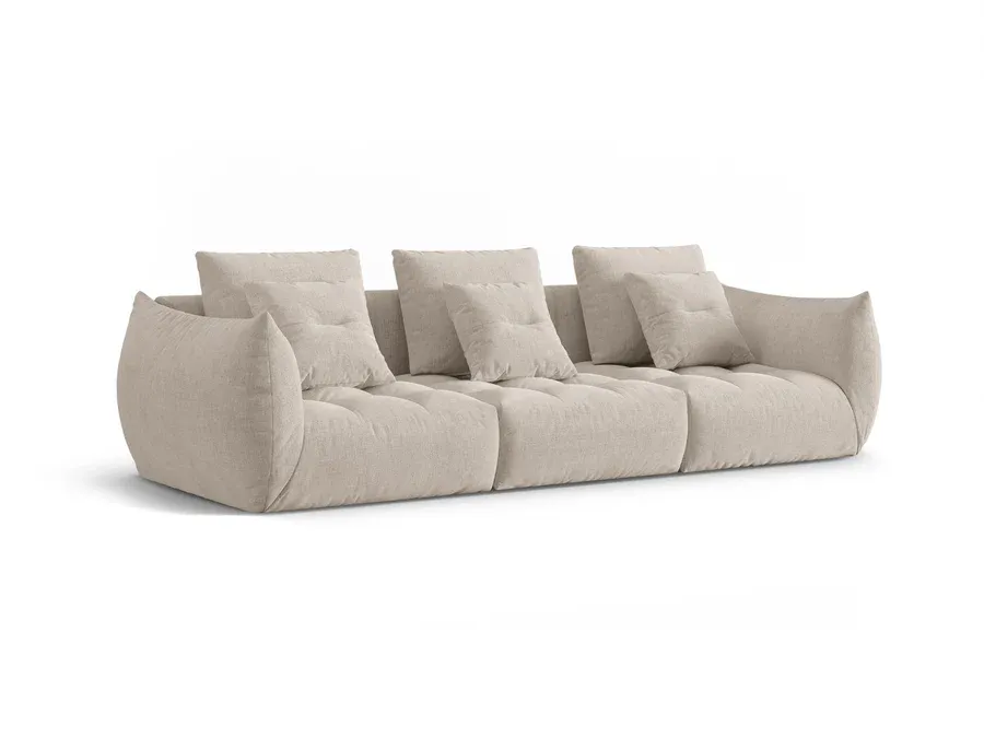 bloom sofa, 4 sjedala, 332x106 cm, materijal: strukturirana tkanina - slika 2