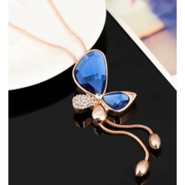 ogrlica dijamantni leptir diamond-butterfly - slika 4