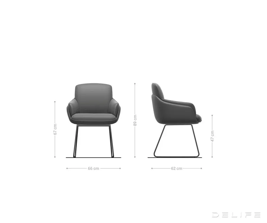 blagovaonska stolica luan, materijal: boucle/mikrofibra - slika 6