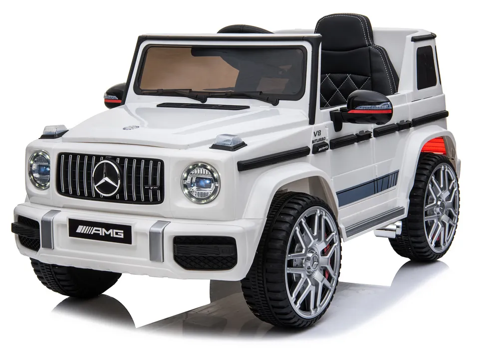 licencirani auto na akumulator mercedes g63 amg - bijeli - slika 2