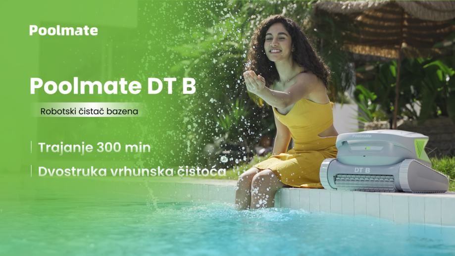 robotski čistač bazena dt b - slika 2