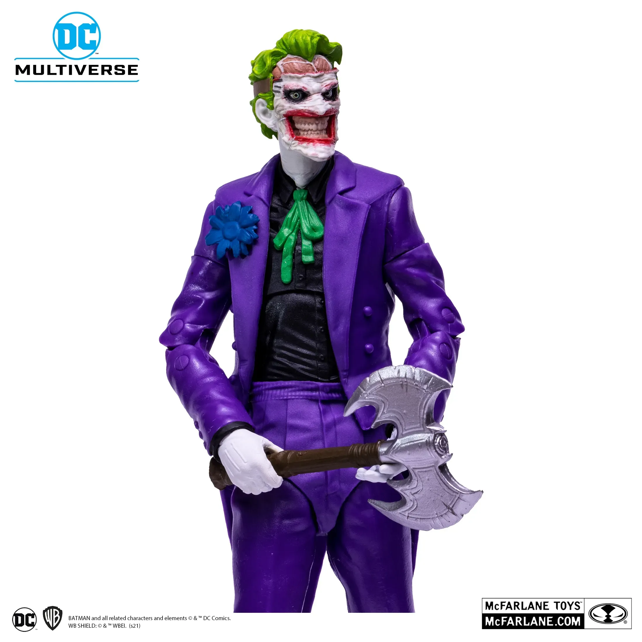 mcfarlane dc multiverse – the joker (death of the family) figura, 18cm - slika 2