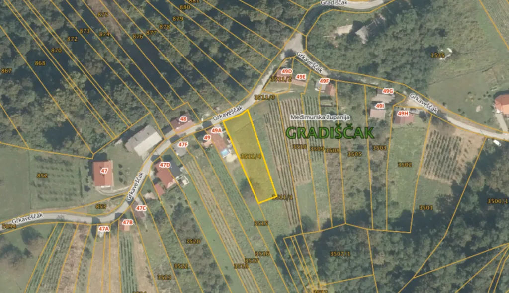 građevinsko zemljište, gradiščak, 773 m2 - slika 3