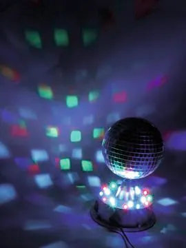 eurolite led mirror ball 13cm w/illuminated base - slika 3