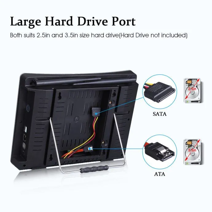 video nadzor 4 wifi kamere + monitor - slika 5