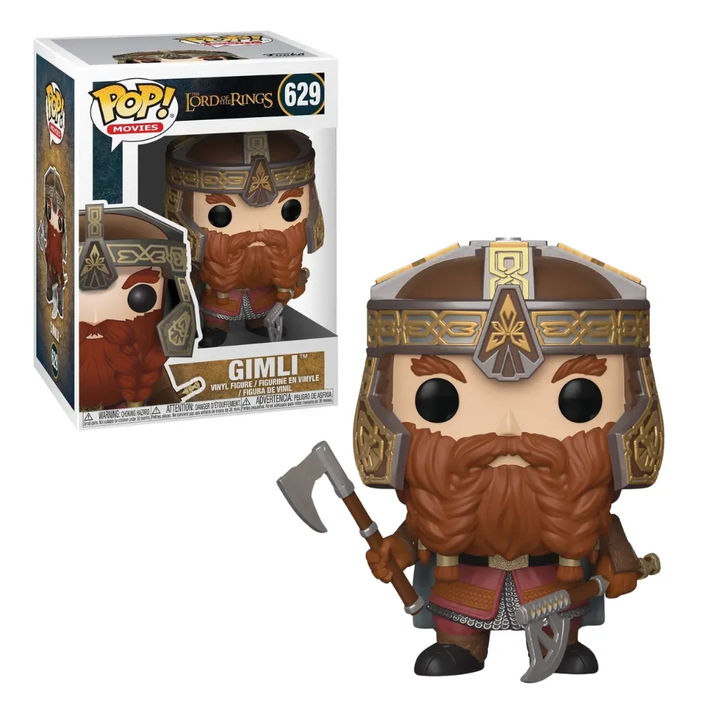 funko pop! movies: the lord of the rings – gimli #629 - slika 3