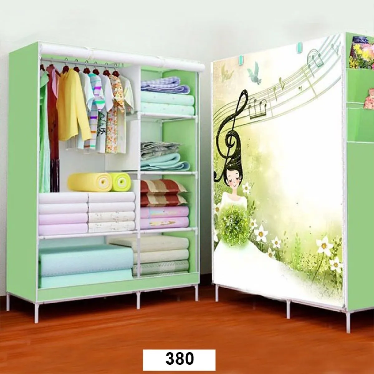 sklopivi ormar sa printom 170x105 cm vodootporan - slika 26