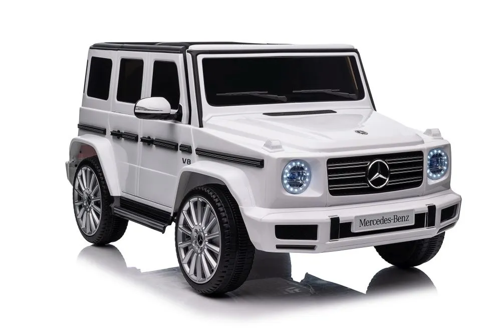 Licencirani auto na akumulator Mercedes G500 4x4 - bijeli - Mursko Središće