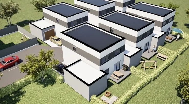 kuće u nizu: osijek, katnice, 127.11 m2 + garaža i vrt novogradnja - slika 3