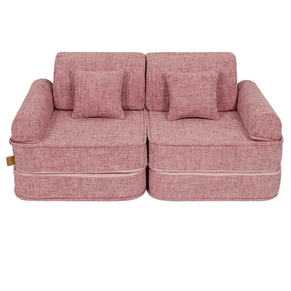 srednja modularna sofa za djecu - tangle bubblegum pink - slika 4