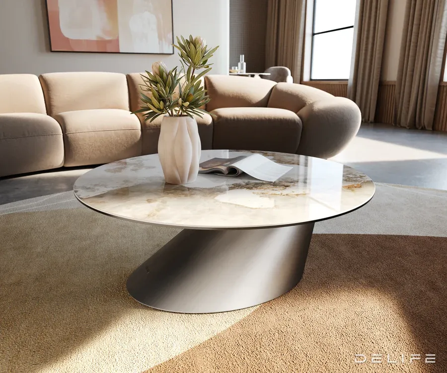 Klub stolić Edge 90x90cm, Materijal: Keramika Minas Melange - Čakovec