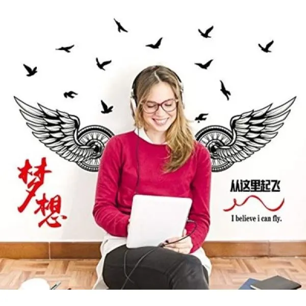 zidna naljepnica - wings - slika 3